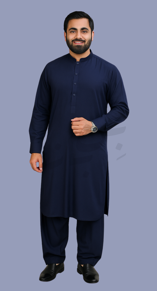 Summer Wash & Wear-Navy Blue